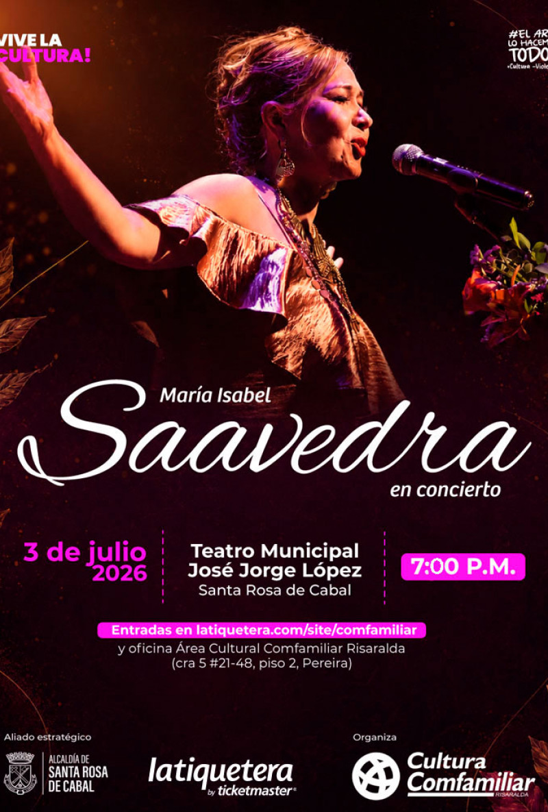 María Isabel Saavedra en Concierto - Santa Rosa de Cabal