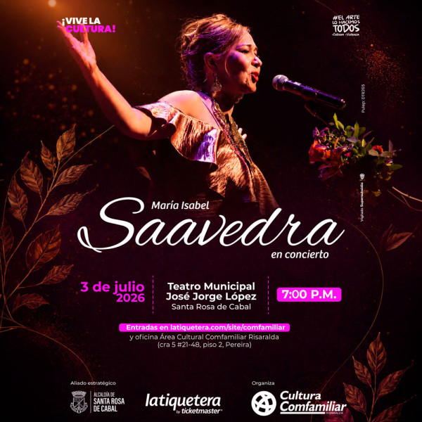María Isabel Saavedra en Concierto - Santa Rosa de Cabal