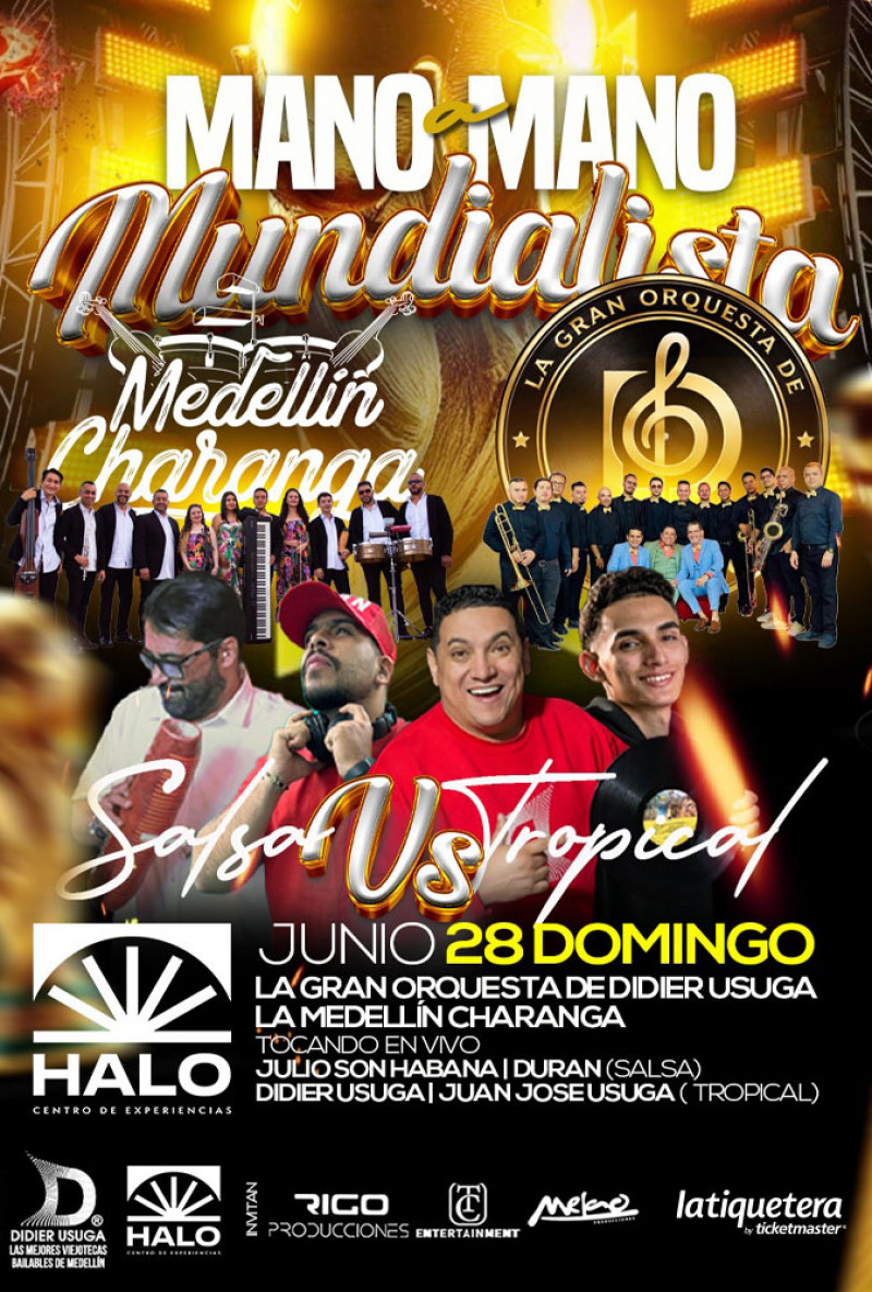 Mano a mano mundialista salsa vs tropical - Medellín