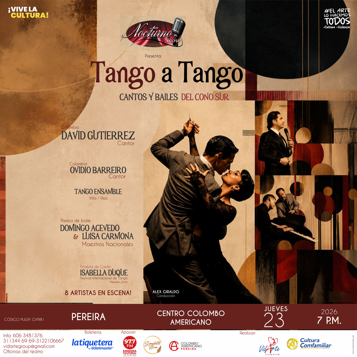 Flyer del evento