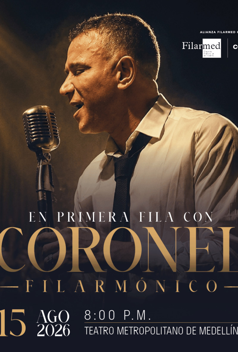 En primera fila con Coronel filarmónico