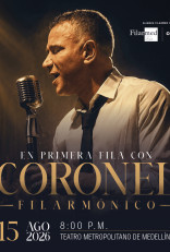 En primera fila con Coronel filarmónico