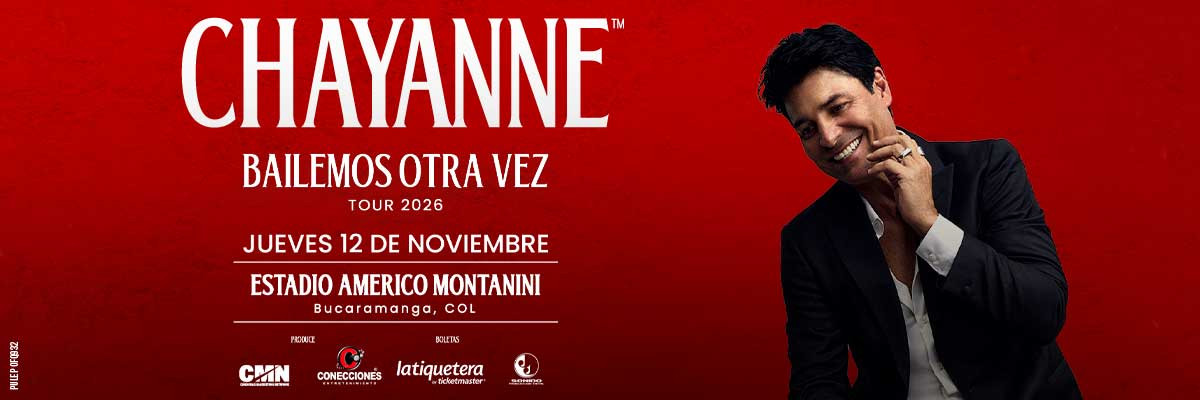 Chayanne, Bailemos otra vez tour 2026 - Bucaramanga