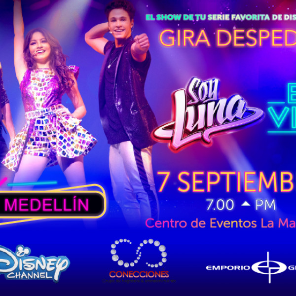 SOY LUNA GIRA DESPEDIDA MEDELLÍN