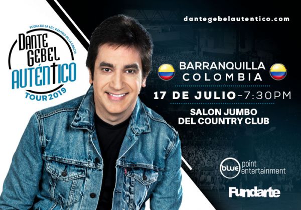 DANTE GEBEL AUTÉNTICO TOUR 2019 BARRANQUILLA