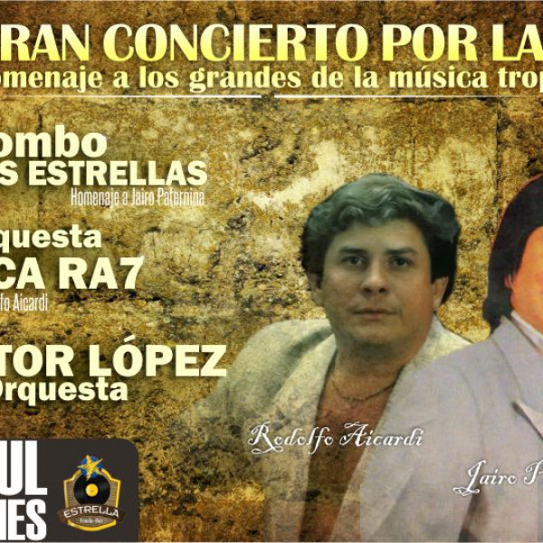 CANCELADO - El Concierto por la Paz y Homenaje a los Grandes de la Música Tropical