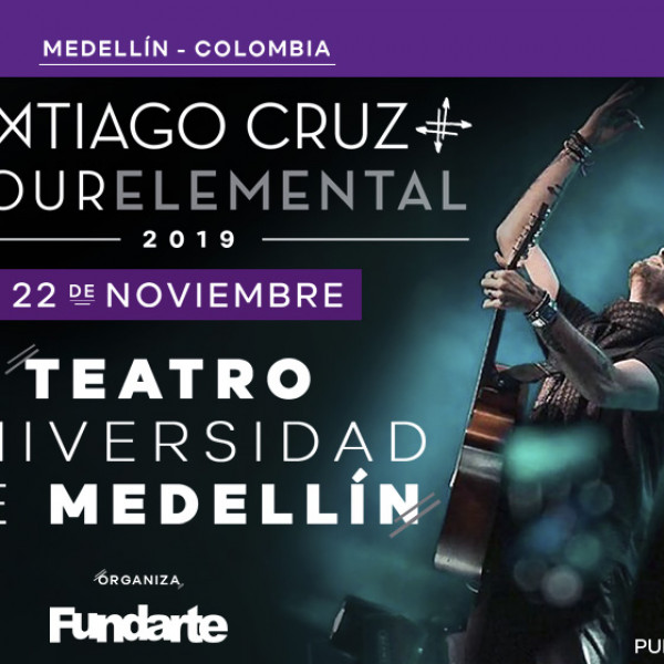 SANTIAGO CRUZ TOUR ELEMENTAL 2019