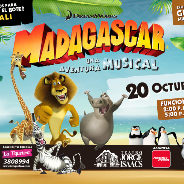 MADAGASCAR "Una Aventura Musical" CALI