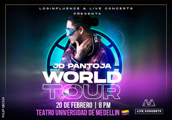 JUAN DE DIOS PANTOJA WORLD TOUR MEDELLÍN