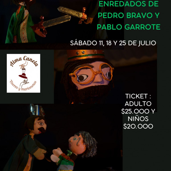 ESPECTÁCULO DE TITERES : ENREDOS ENREDADOS DE PEDRO BRAVO Y PABLO GARROTE ESPECTÁCULO DE TITERES : ENREDOS ENREDADOS DE PEDRO BRAVO Y PABLO GARROTE
