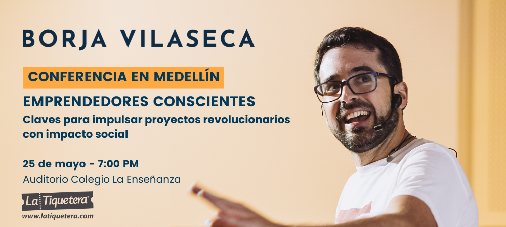 Borja Vilaseca presenta en Medellín su más reciente libro en el